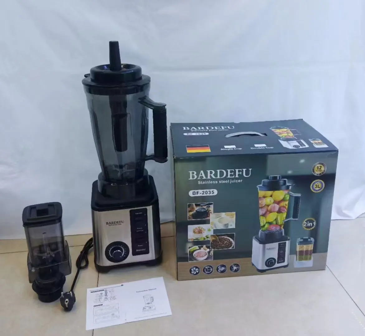 BARDEFU/SC 3L 6in1 Large Capacity Multi-function Wall Breaker Food Processor Gri