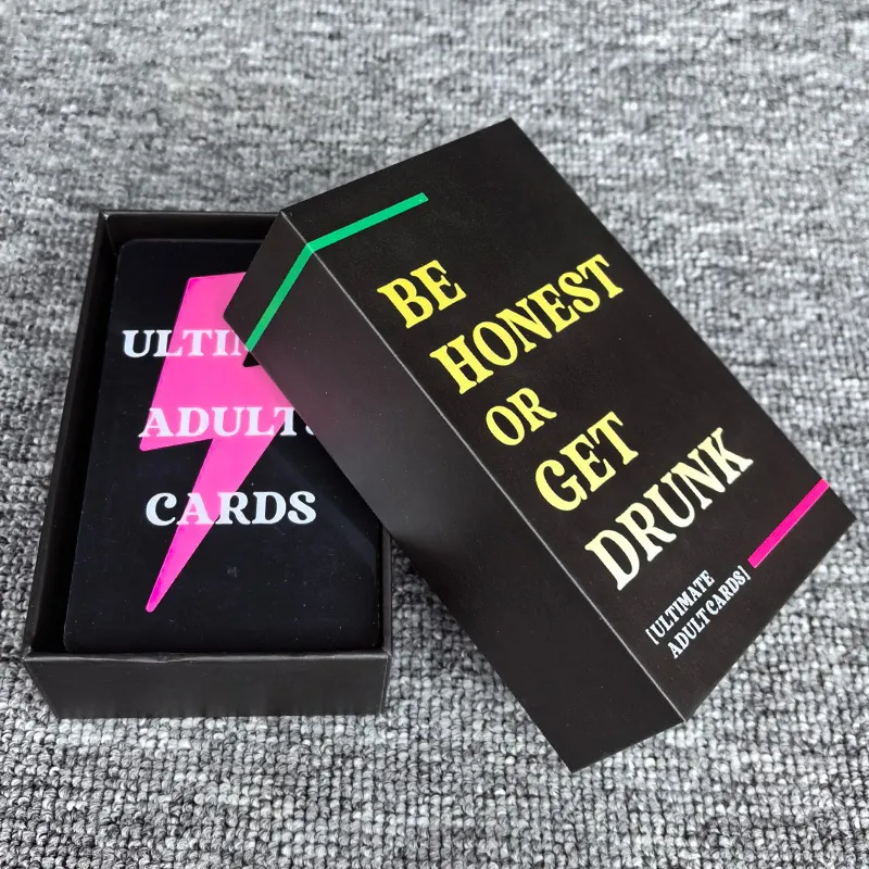 BE HONEST OR GET DRINK, a sincere drinking and leisure party board game card