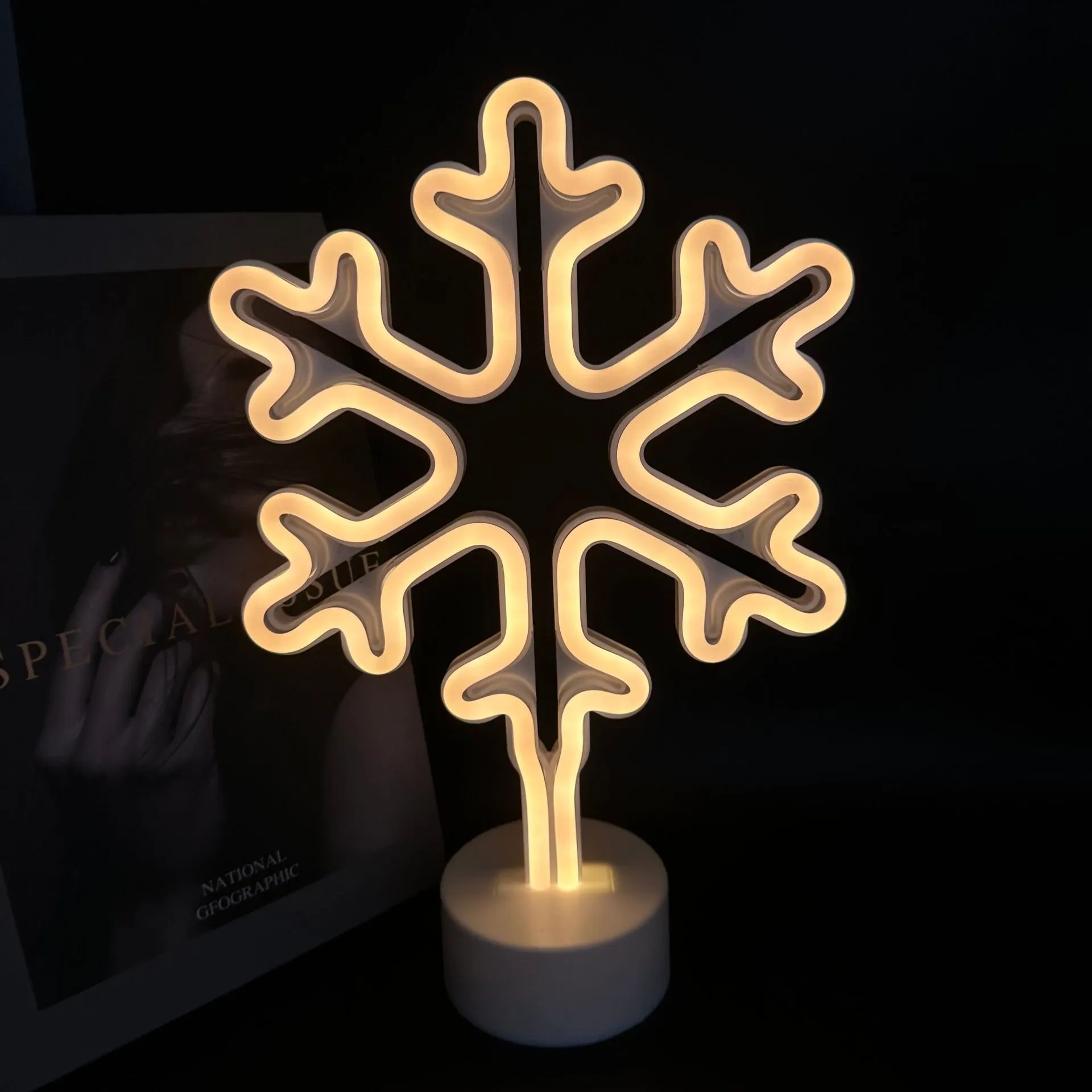 led  light shape lamp creative table lamp layout
