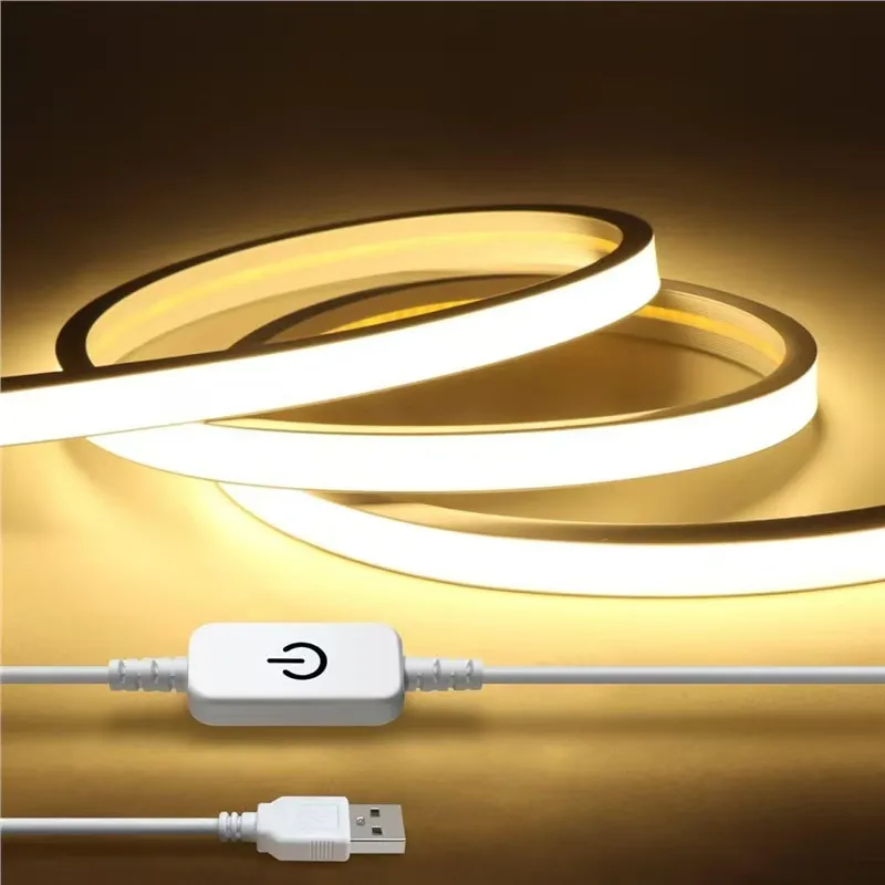 LED silicone
flexible 5V low voltage warm white neon light with embedded ceiling