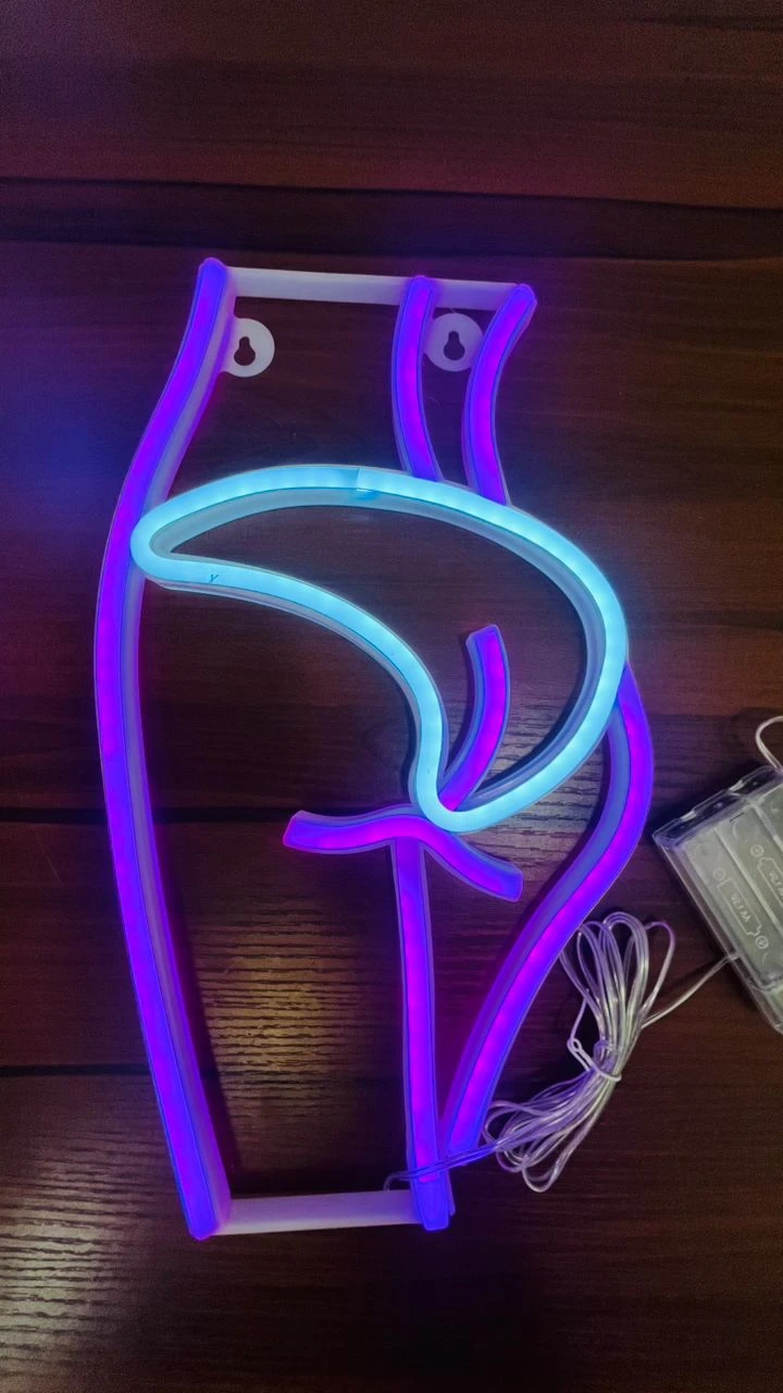 LED  LIGHT SHAPE LAMP CREATIVE TABLE LAMP LAYOUT