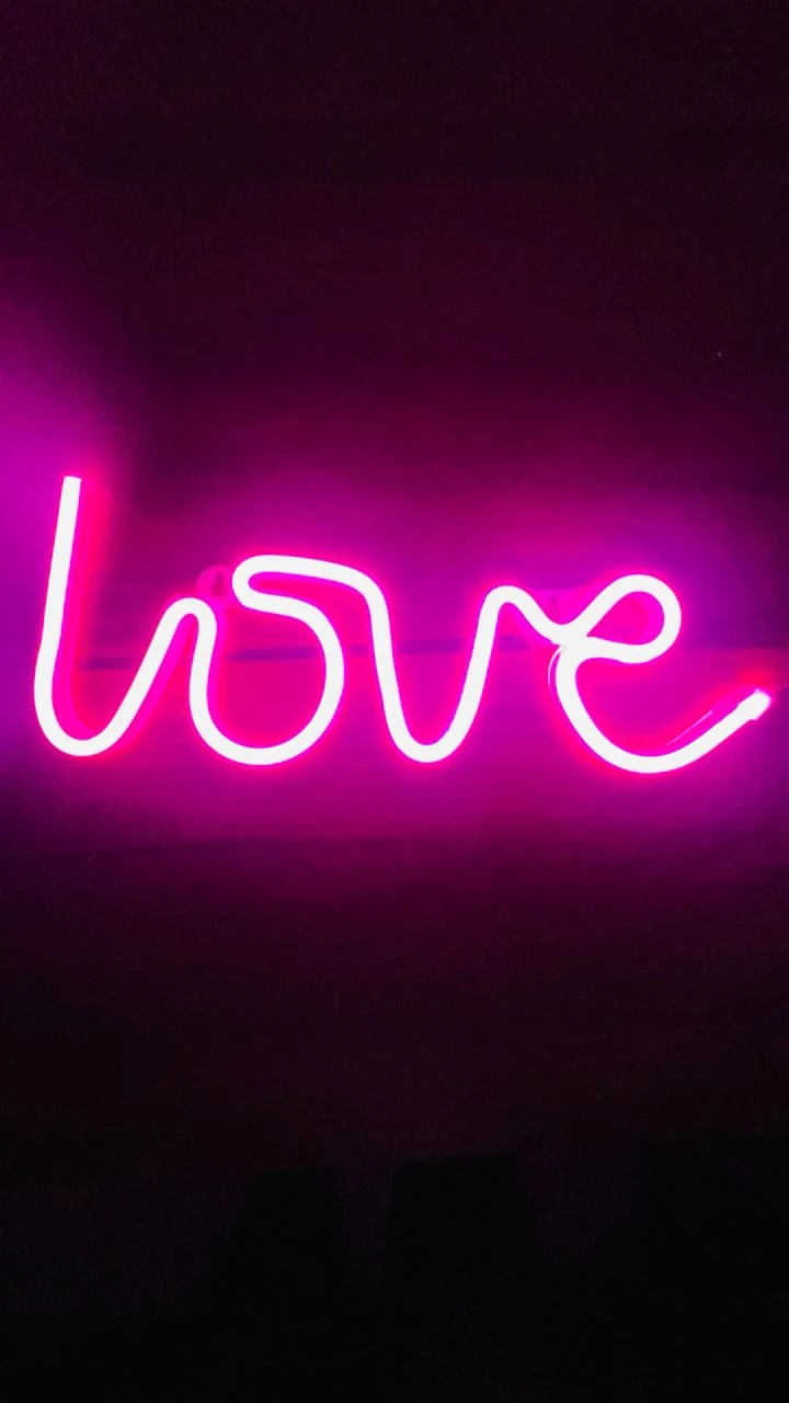LED neon romantic love decoration lamp love shape lamp heart birthday proposal n