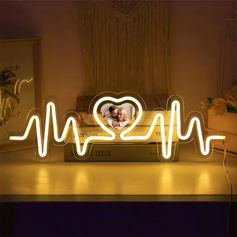 LED NEON HEART BEAT LIGHT