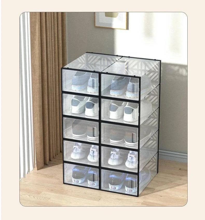TRANSPARENT SHOE BOX